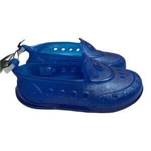 Speedo Blue Rubber Jelly Shoes Boys Toddler Size M 7-8 NWT